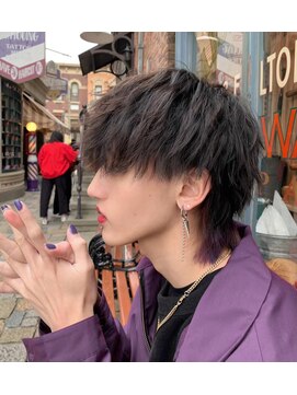 シン(syn) インナーカラー パープル