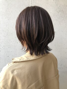 カラーラバー 鹿児島店(color lover) 外ハネ×ひし形スタイル