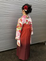 アムズヘアーファム&nbsp;卒業式袴着付け
