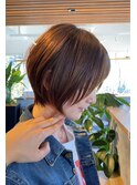 小顔ショートボブ