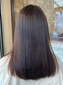 オートクチュール ランコントレ 七条店(Haute Couture Rencontrer) やわらかセミロング/フレンチカラー/冬カラー