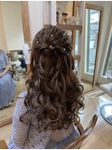 ハーフアップヘアアレンジ【ヘアアレンジ　立川/立川南/国立】