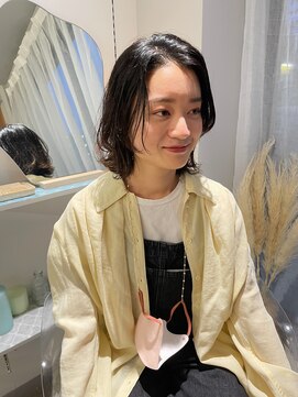 シプレ(cipre) 顔まわりレイヤー x インナーカラー