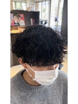 フォルテ 草薙店 波巻きパーマ マッシュ