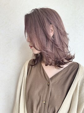 リード バイ ラグーン(LEAD by LAGOON) ラベンダーミルクティーグレージュケアブリーチバレイヤージュ