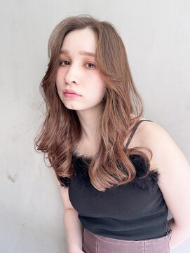 アイティーバイアルバム 藤沢店(IT by ALBUM) ゆる巻きロング_チェリーブラウンフェミニンロング_49041