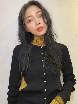 スランバイリトル(SEREIN by little) ニュアンス黒髪ウェーブ