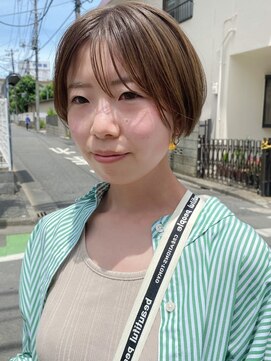 モリオ フロム ロンドン 大宮2号店(morio from London) 【なかじま ひびき】ハイライトカラー×ショートボブ