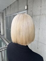 ガルボヘアー 名古屋栄店(garbo hair)&nbsp;#ホワイトベージュ#ハイトーン#ボブ#10代#20代#名古屋