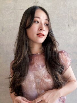 ディッシュ 新宿御苑(dish) 《 AKARI 》コテ巻き　ロングレイヤー　韓国風