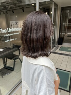 アソビセカンド 原宿(ASOBI 2nd) 前髪/マチルダボブ/ピンクベージュ/インナーグレージュ/ブルー