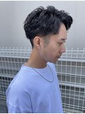 ビジネスマンにオススメ!アップバングスパイラルパーマ