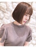 Moana【豊中曽根】#ボブ#ベージュブラウン#20代30代40代50代