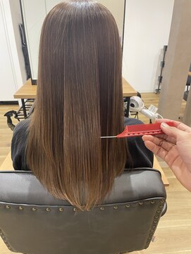アフィネ ヘアライフデザイン(Affiner HAIR LIFE DESIGN) 艶々丸みミディアム