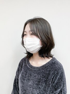 《TOPHAIR 玉島店/ ぱん》柔らかくびれボブ