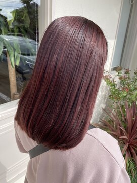 ミミバイジル(mimi by JILL) ブリーチなしのピンクブラウン！！