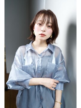 クィーンズガーデンバイケーツーギンザ(QUEEN’S GARDEN by K two GINZA) シルクレイヤーカット*くびれボブ*外ハネ*30代40代50代