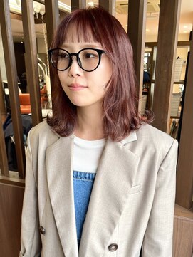 ダアッカ(da acca) ブリーチなしダブルカラーチェリーレッド