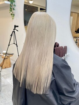 ドットハリス(.Hallis) ホワイトカラー/ホワイトベージュ/髪質改善/ホワイトブリーチ