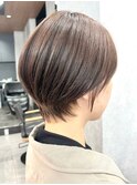 30代40代大人女性/前髪ありショートボブ/ショートヘア/髪質改善