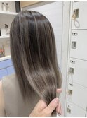 バレイヤージュ×ホワイトパール【高嶋仰】/大人ガーリー