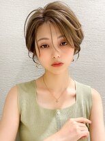 パシフィックダズールコパン(Pacific Dazzle copain) ★くびレイヤーエモージュ斜めバングイメチェン愛されショート
