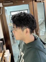 コワファーストナガサキシャンプーボーイ(COIFF1RST NAGASAKI SHAMPOO BOY)&nbsp;ショートツイストパーマ　長崎　カット　メンズ