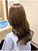 ブリーチなしオリーブベージュ