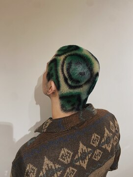 ハイセンス(HISENSE) メンズハイトーンボウズアートカラーベリーショート　【GIA】