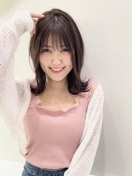 トンネルヘアー(Tunnel hair) 外はねスマイル前髪