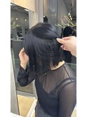 透け感ネイビーブラック