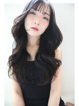 アズグロウヘアー(AS GROW HAIR) 暗髪韓国風ロングスタイル