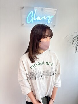 グランツ(GLANZ) GLANZ_ミニウルフ/デジタルパーマ/チェリーブラウン