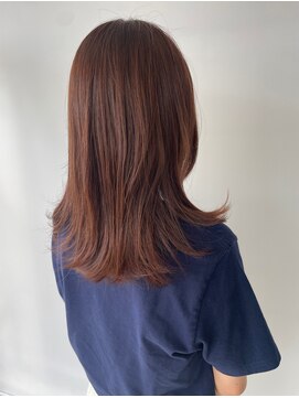 ヘアデザイン アンジェロ(Hair Design Angelo) 外ハネレイヤー/大人ベージュ/20代／30代/40代