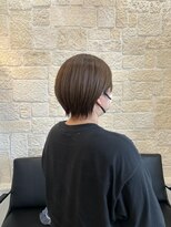 ヴァン カウンシル 川口店(VAN COUNCIL)&nbsp;くすみベージュ×耳かけショートボブ【東川口　艶カラー】