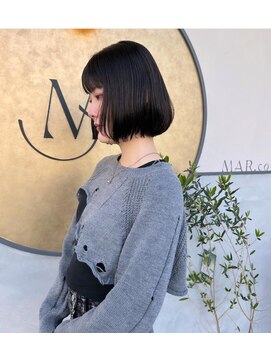 マル ニシノミヤ(MAR.co) パツンボブ