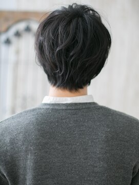 モッズヘア メン 上尾東口店(mod's hair men) 20代30代ブラック束感メンズショート就活ヘアZ上尾