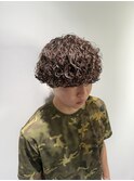 【メンズ】波巻きプードルパーマ