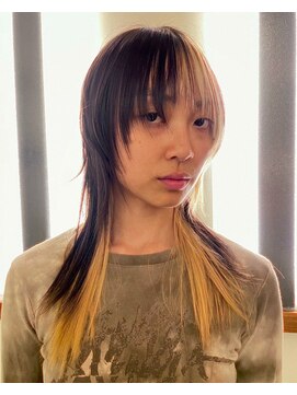 ハコ プラス(HACO+) 【Haco+】Shiho_セクションカラー_ブリーチ