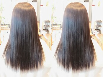 アクリ オーガニック ヘアー サロン(ACRI organic hair salon)の写真/和歌山では導入店が少ない髪質改善メテオトリートメントを導入◎髪の内部からしっかり補修し艶感を叶える♪