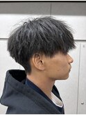 メンズマッシュツーブロックシースルーマッシュマッシュウルフ