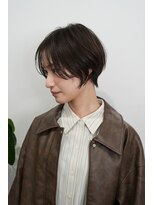 ログ(LOG)&nbsp;大人ショートボブ◎透明感ナチュラルブラウン◎高松