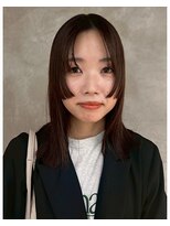 シム 千葉(sim)&nbsp;千葉駅/着物ヘア/大人ガーリー/ダークアッシュ/似合わせカット