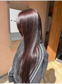 暖色春カラー/ロング巻き髪/10代20代