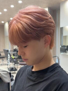 エルマーク 和歌山(L-MARK) ダブルカラー/ブリーチ/ミルクティー/ヘアカラー/men's