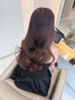 ジーナ 札幌(Zina)&nbsp;髪質改善＊ミルクティーブロンド＊ワンホンレイヤー【Zina札幌】