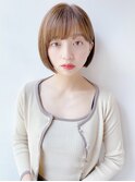 大人の耳かけミニボブ*切りっぱなしボブ*ショートボブカット