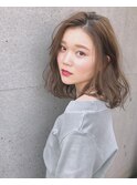 ゆる巻きベージュカラー　Lino by U-REALM　桑原