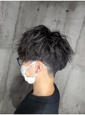 マッシュ/ショート/韓国/メンズ/ブリーチ/ハイライト/ミディアム