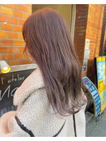 ヘアアトリエコモノ(hair l'atelier KoMoNo) 【春色】【2bleach】季節感満載！さくらミルクティー